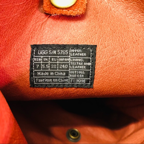 UGG Rust Color Suede Boot - Picture 8 of 8